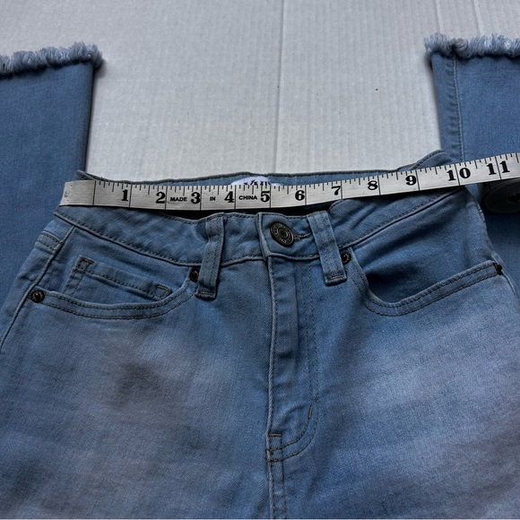 YMI High-Rise Flare and wide leg Sky Blue Women’s Jeans - Picture 3 of 6